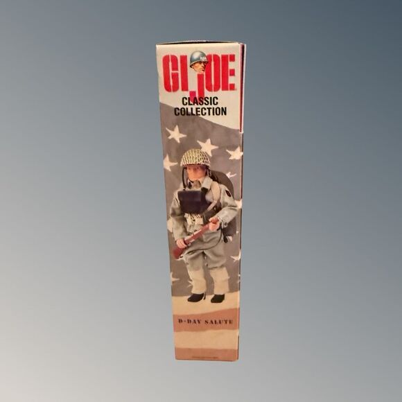 NIB 1997 GI Joe Classic Collection D-Day Salute Articulated Action Figure Sealed - Picture 11 of 12